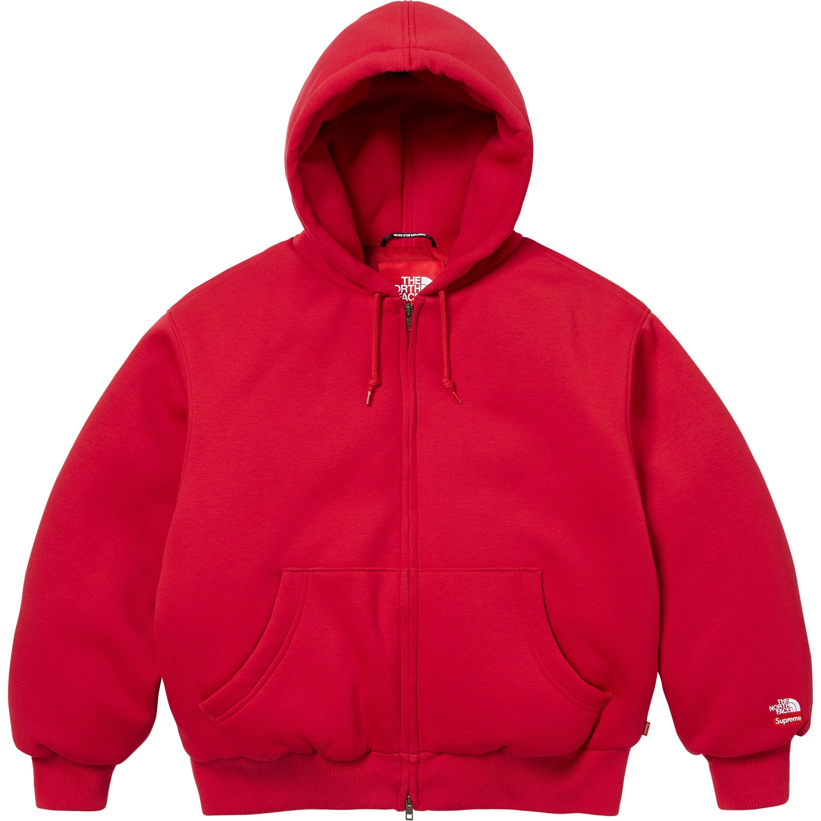 Supreme®/The North Face® Down Zip Up Hooded Sweatshirt view 7